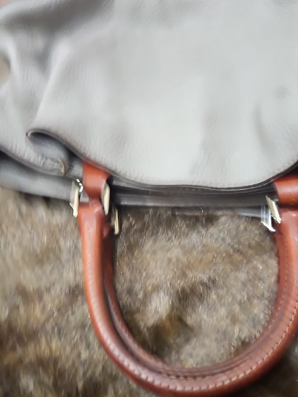 DOONEY& BOURKE Authentic Leather Satchel Handbag.Fair Condition Refer To Picture - Picture 5 of 16
